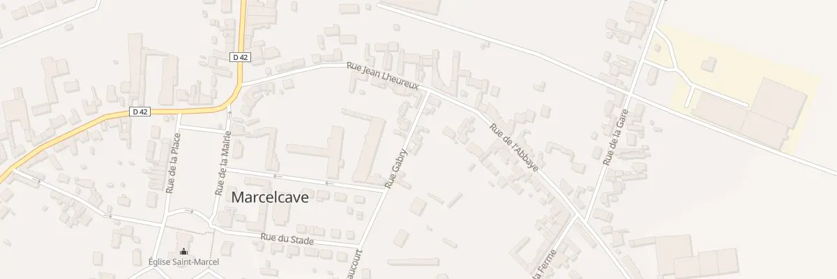 Plan du 3 Rue Gabry à Marcelcave