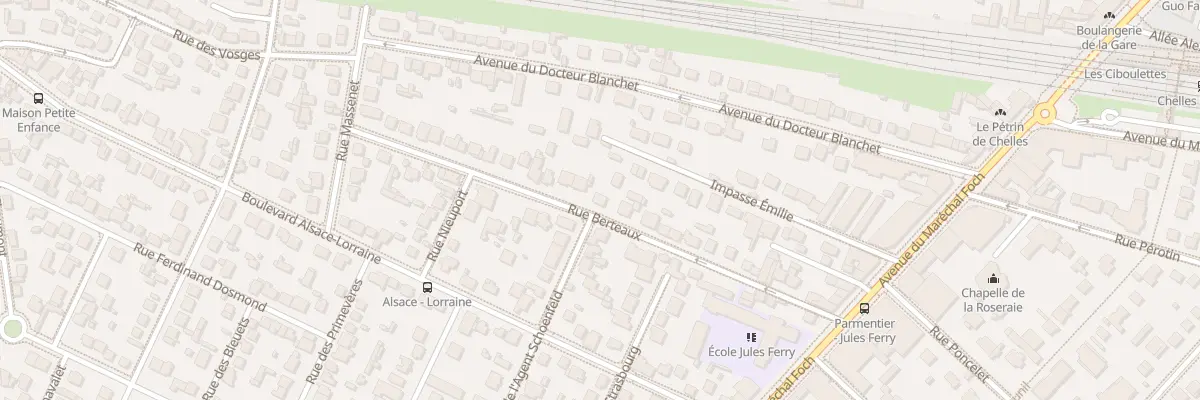 Plan du 24B Rue Berteaux à Chelles