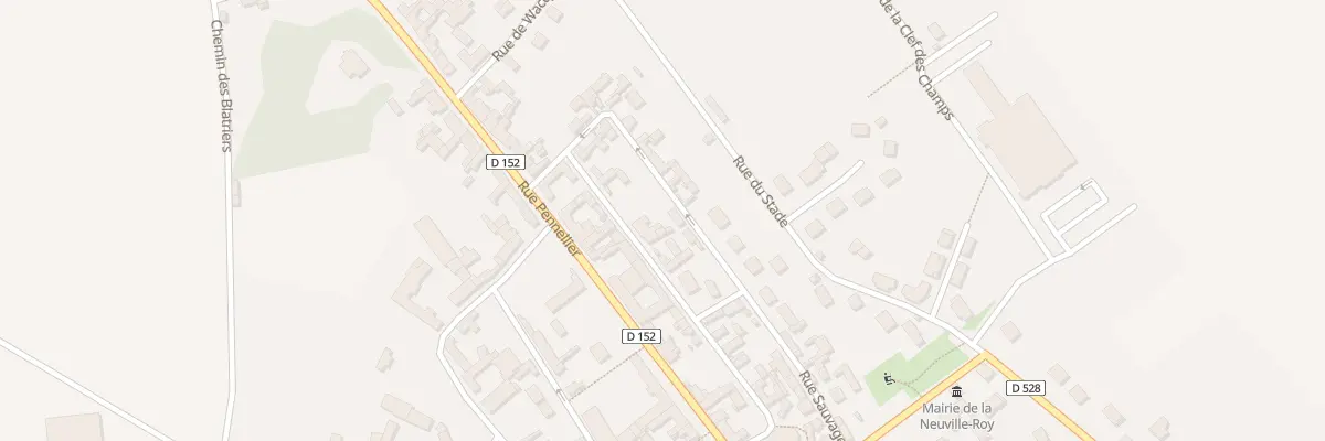Plan du 174 Rue Guillotin à La Neuville-Roy