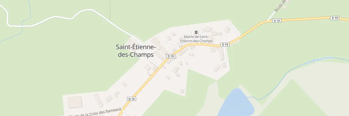 Plan du 5013 Le Bourg à Saint-Étienne-des-Champs