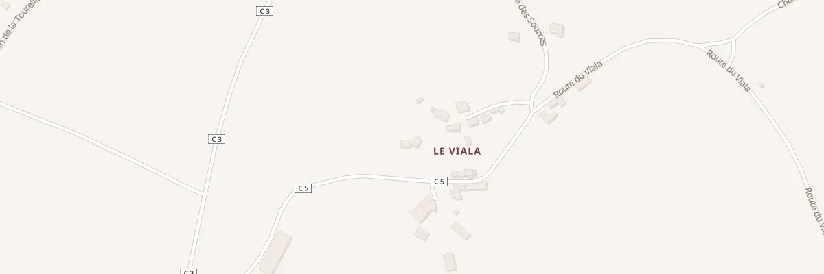 Plan du 5270 Le Viala à Comps-la-Grand-Ville