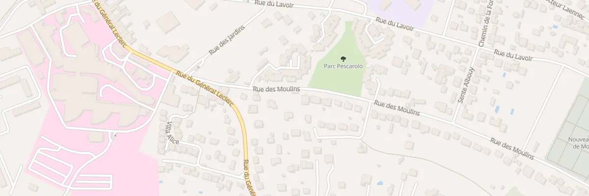 Plan du 16 Rue des Moulins à Montfermeil