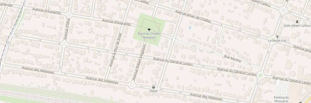 Plan du 42 Av du Général Leclerc à Chelles