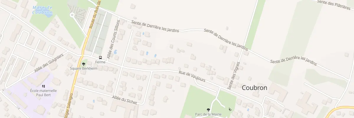 Plan du 52 Rue de Vaujours à Coubron
