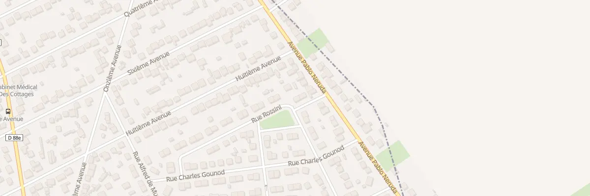 Plan du 39 Rue Rossini à Tremblay-en-France