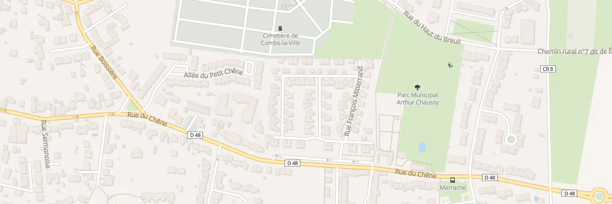 Plan du 14 Rue Maurice Couve de Murville à Combs-la-Ville