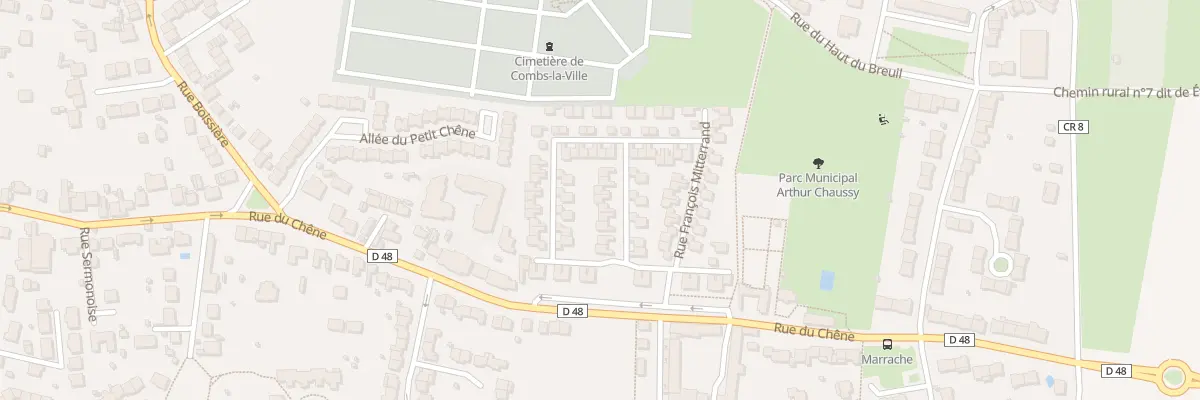 Plan du 12 Rue Maurice Couve de Murville à Combs-la-Ville