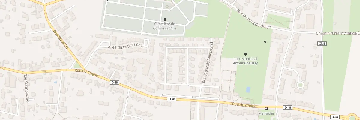 Plan du 16 Rue Maurice Couve de Murville à Combs-la-Ville
