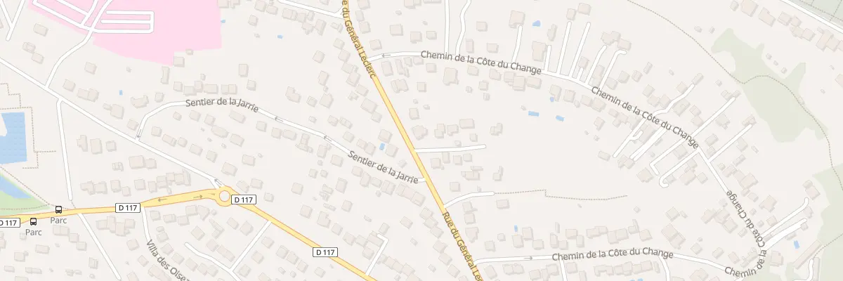 Plan du 107 Rue du Génèral Leclerc à Montfermeil