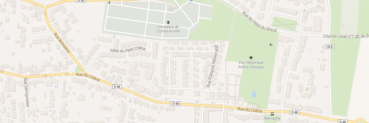 Plan du 18 Rue Maurice Couve de Murville à Combs-la-Ville