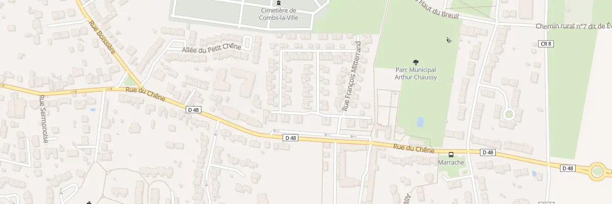 Plan du 4 Rue Maurice Couve de Murville à Combs-la-Ville