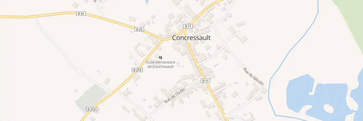Plan du 6 Rue de Vailly à Concressault