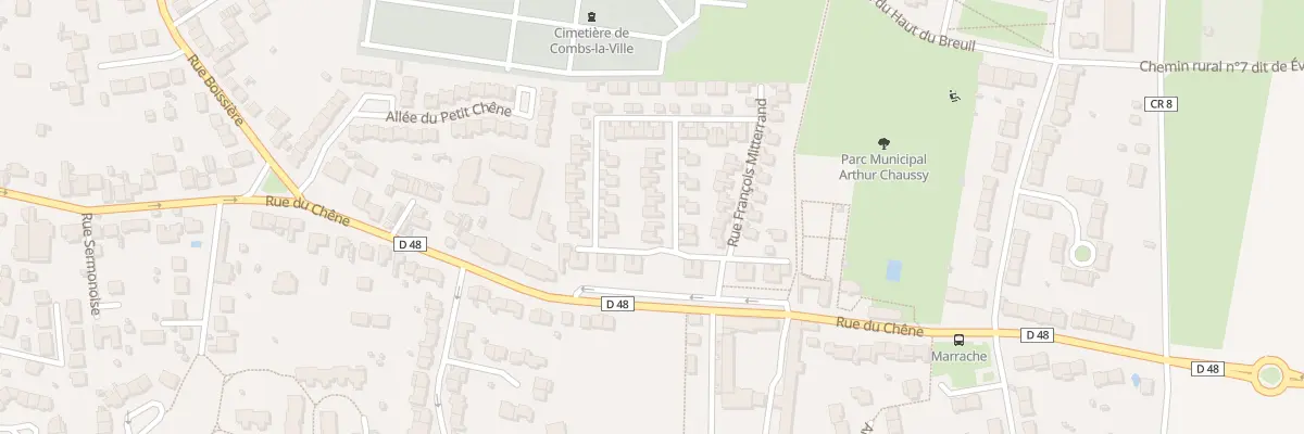 Plan du 6 Rue Maurice Couve de Murville à Combs-la-Ville
