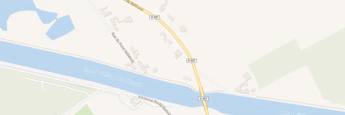 Plan du 1140 Rte de Béthune à Mont-Bernanchon