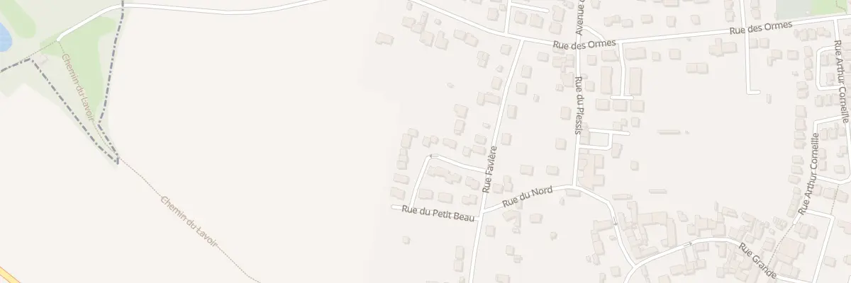 Plan du 14 All William Gibbons à Savigny-le-Temple