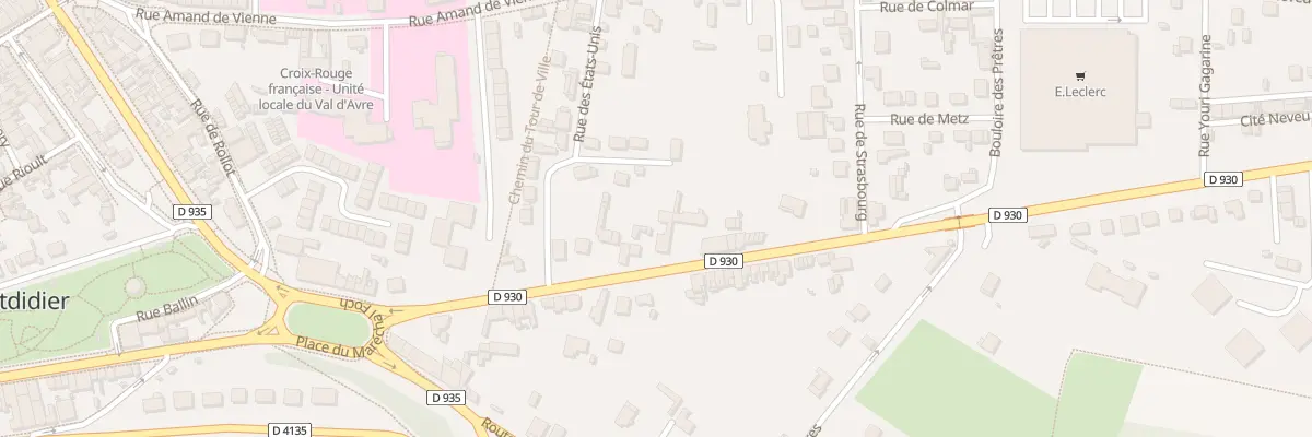 Plan du 9004 Av Georges Clémenceau à Montdidier