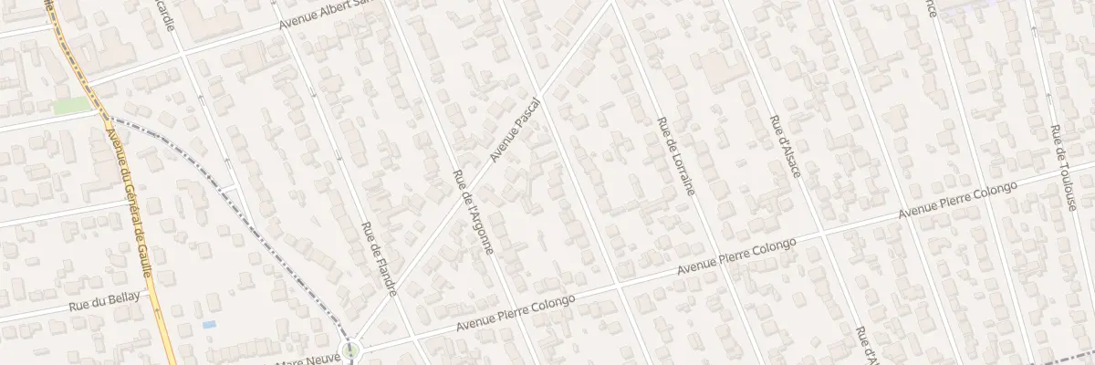 Plan du 78 Rue des Ardennes à Tremblay-en-France