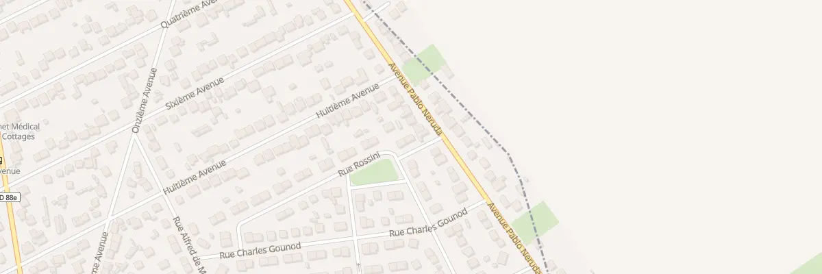 Plan du 41 Rue Rossini à Tremblay-en-France