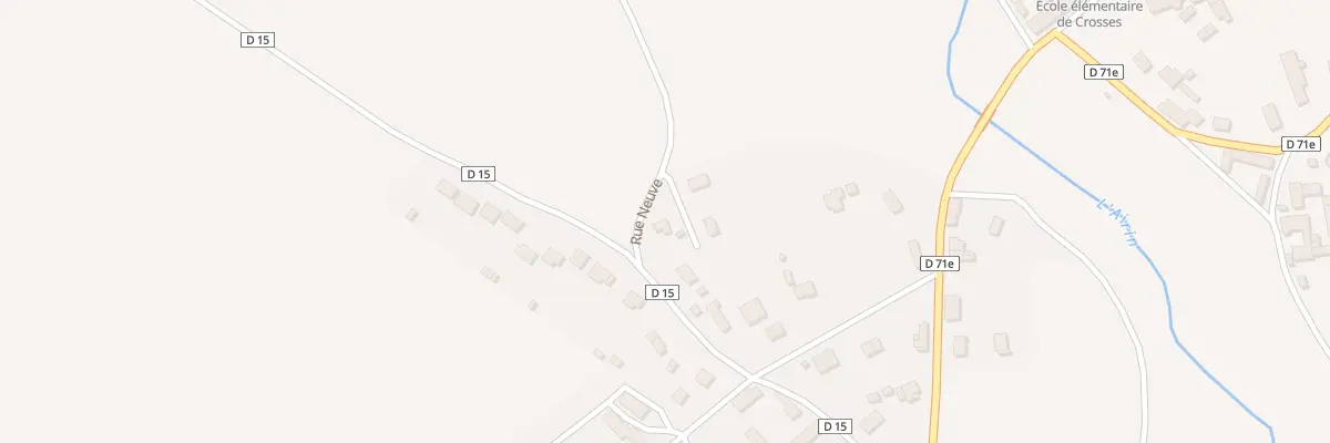 Plan du 6 Rue de la Cropette à Crosses