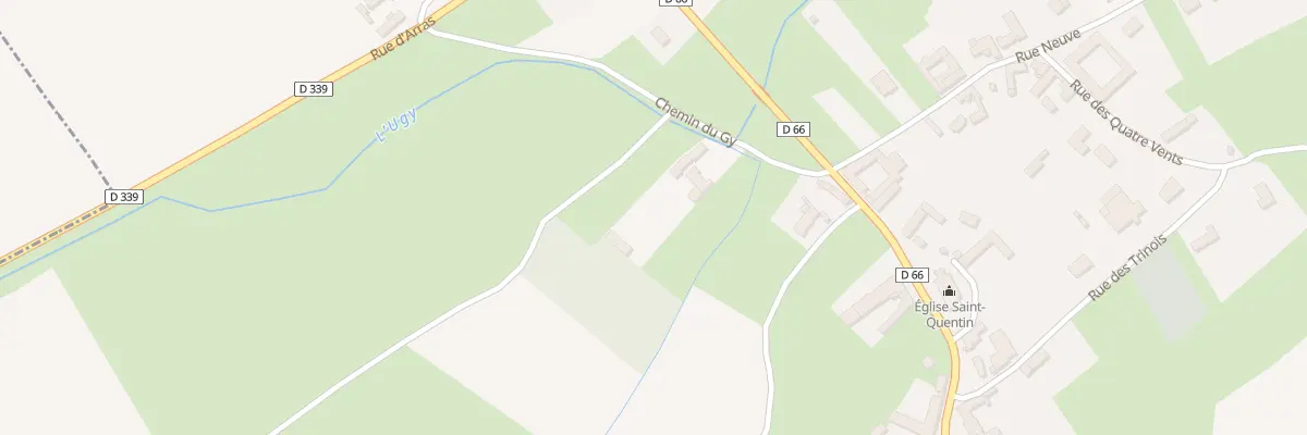Plan du 2 Che du Gy à Lattre-Saint-Quentin