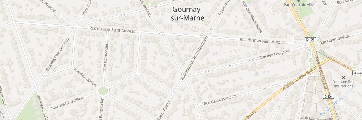 Plan du 41 Av Georges Clémenceau à Gournay-sur-Marne
