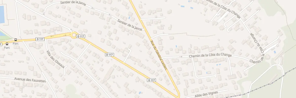 Plan du 72 Rue du Génèral Leclerc à Montfermeil