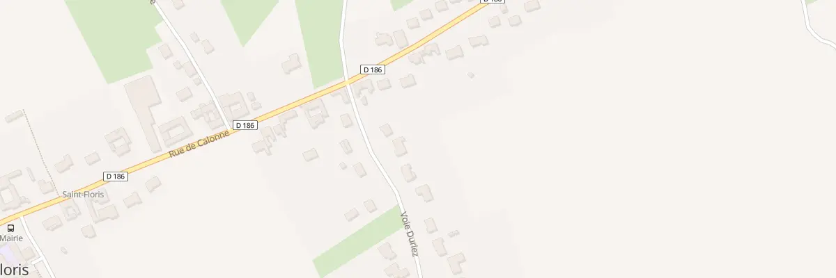 Plan du 77 Voie Duriez à Saint-Floris