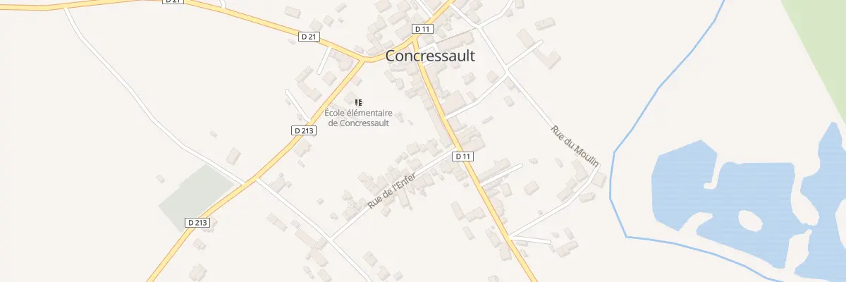 Plan du 4 Rue de l’Enfer à Concressault