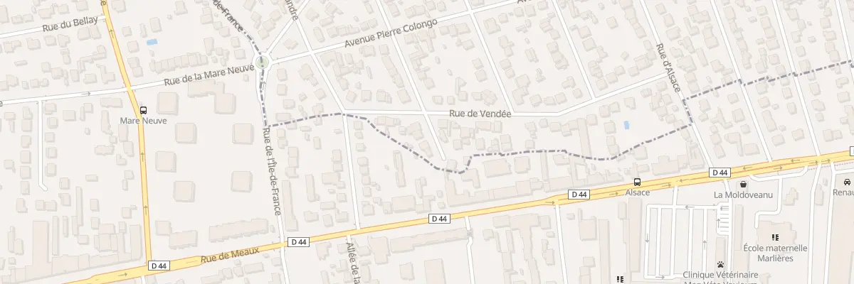 Plan du 106 Rue de l’Argonne à Tremblay-en-France