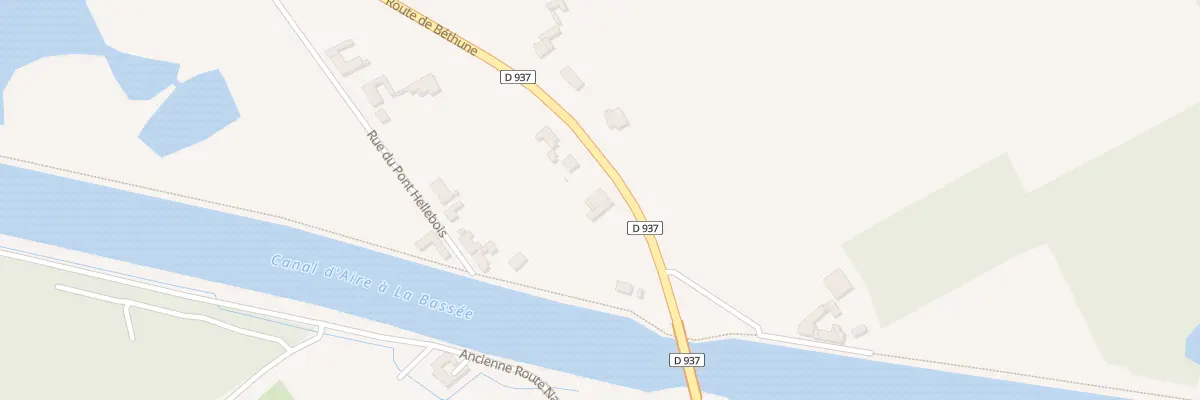 Plan du 1132 Rte de Béthune à Mont-Bernanchon