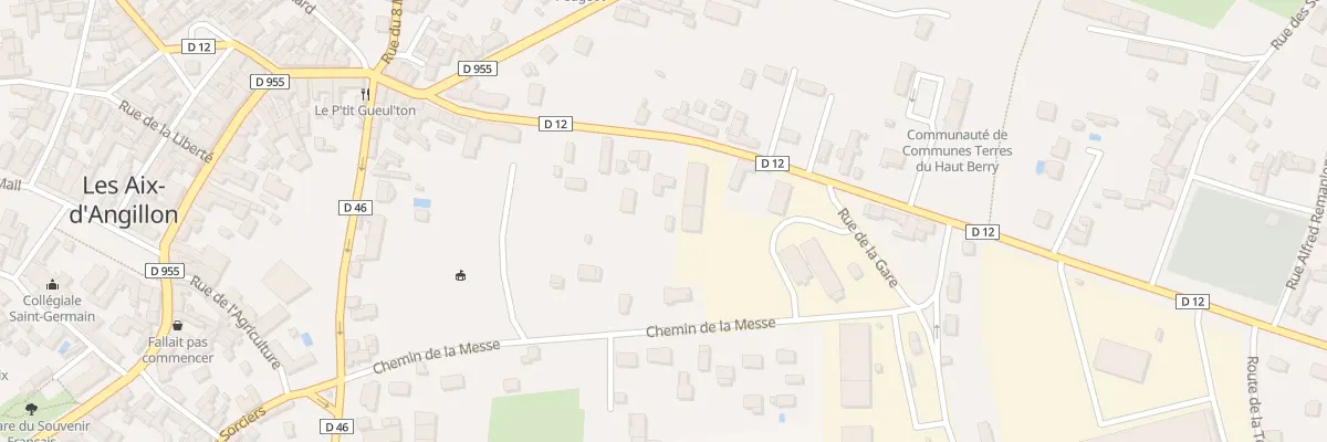 Plan du 18 Rte de Rians aux Aix-d’Angillon