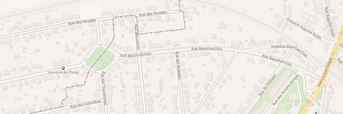 Plan du 43 Rue Beaumarchais à Montluçon