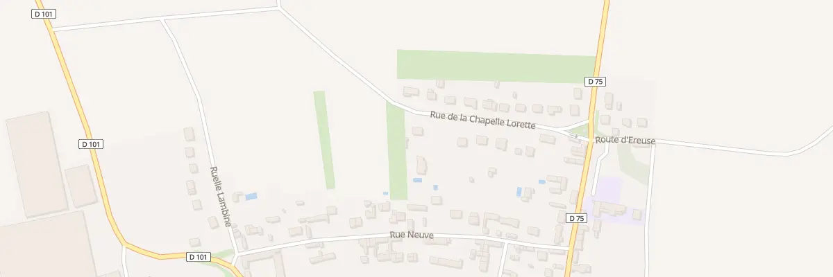 Plan du 7 Rue de la Chapelle Lorette à Bailleul-le-Soc