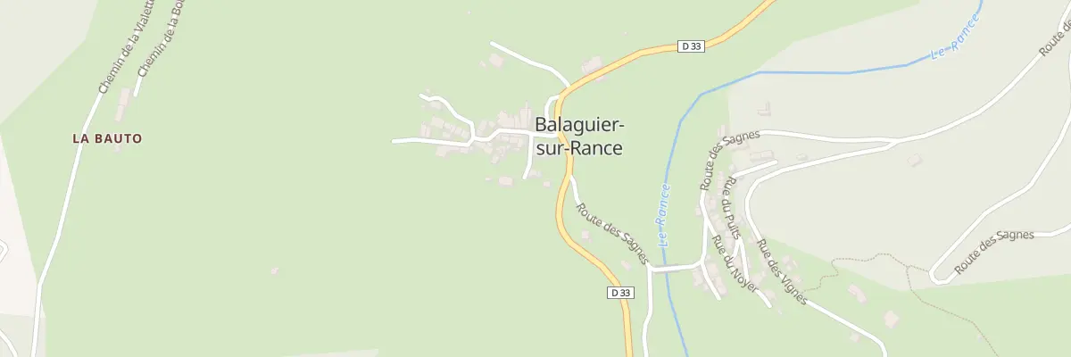 Plan du 5022 Balaguier sur Rance à Balaguier-sur-Rance