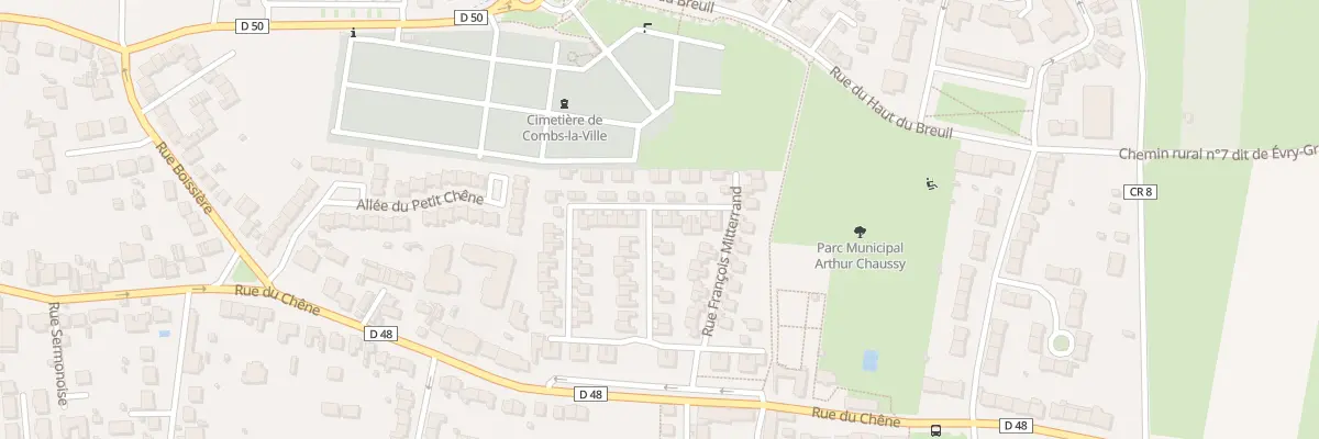 Plan du 30 Rue Francois Mitterrand à Combs-la-Ville