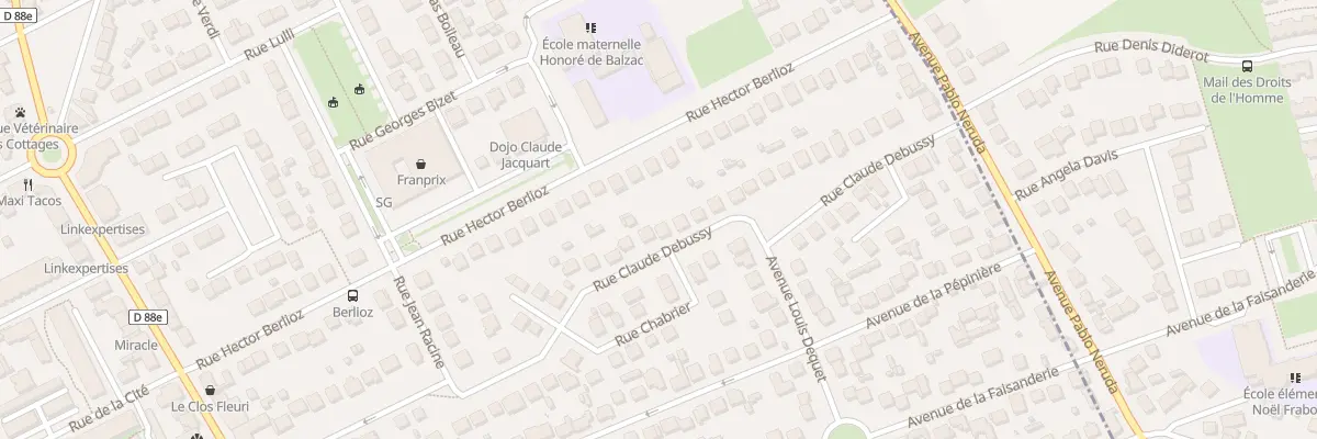 Plan du 35 Rue Claude Debussy à Tremblay-en-France