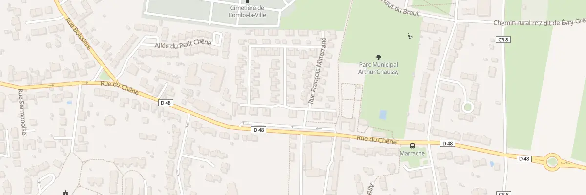Plan du 3 Rue Maurice Couve de Murville à Combs-la-Ville