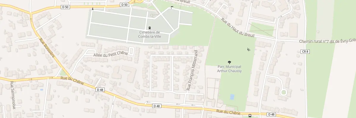 Plan du 28 Rue Francois Mitterrand à Combs-la-Ville