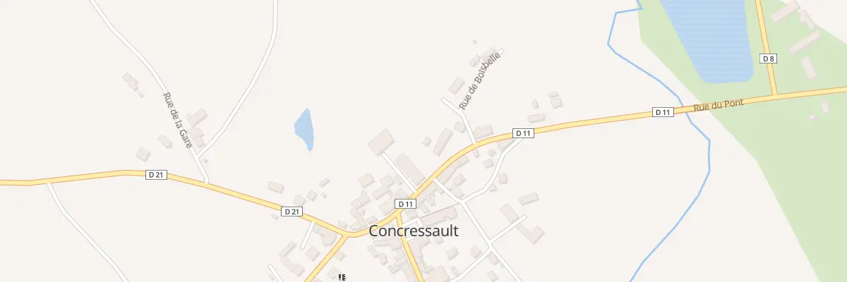 Plan du 3 Rue du Pont à Concressault