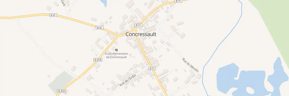 Plan du 3 Rue de Vailly à Concressault