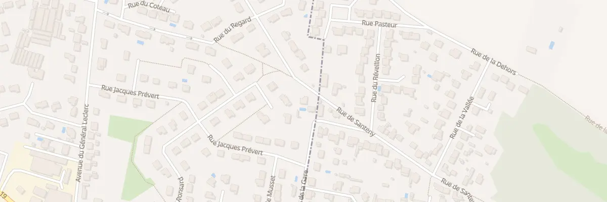 Plan du 24 Av de la Saussaye à Santeny