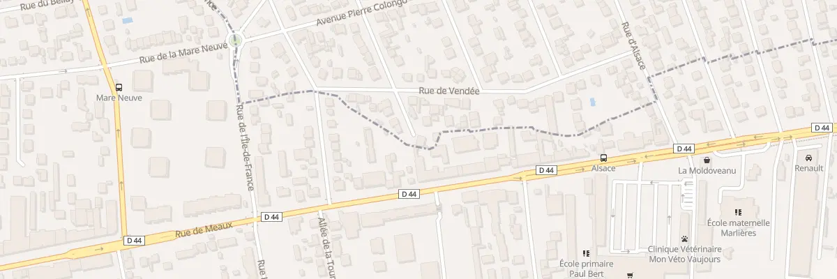 Plan du 110 Rue de l’Argonne à Tremblay-en-France