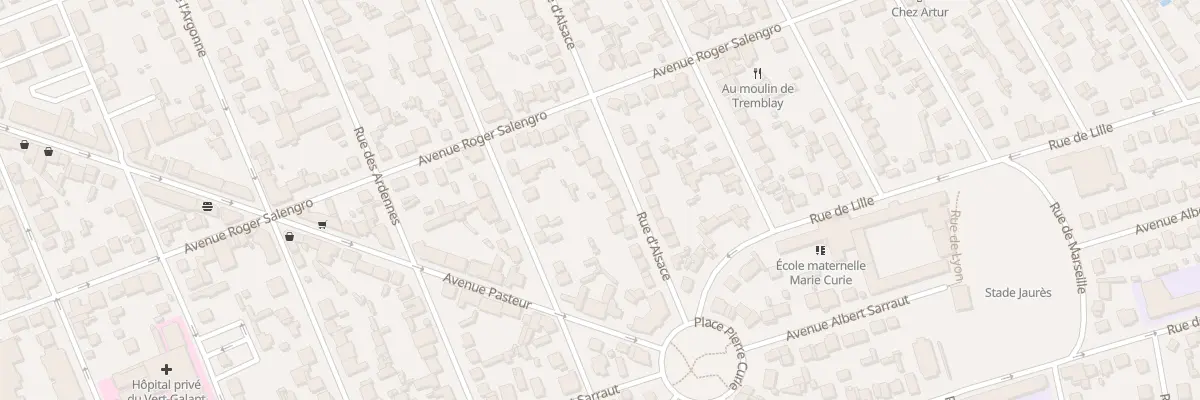 Plan du 38 Rue d’Alsace à Tremblay-en-France