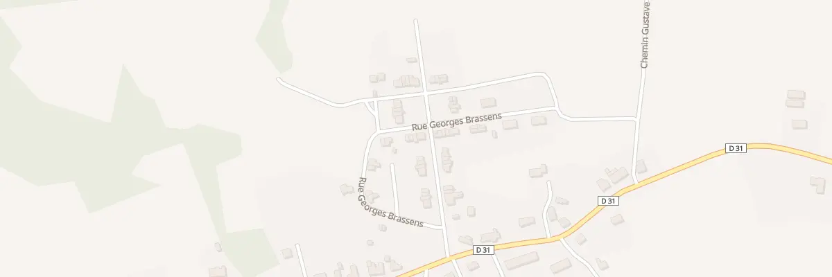 Plan du 20 Rue Georges Brassens à Messeix