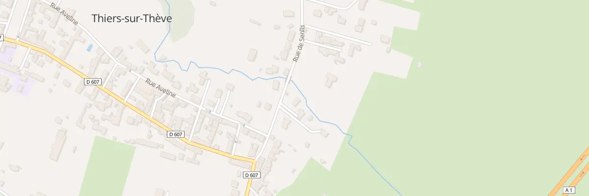 Plan du 14 Rue de Senlis à Thiers-sur-Thève