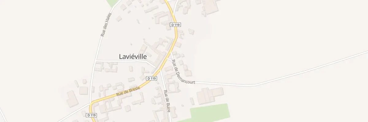 Plan du 5 Rue de Dernancourt à Laviéville