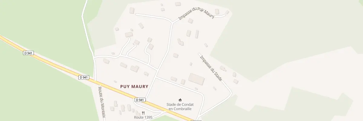 Plan du 5299 Puy Maury à Condat-en-Combraille