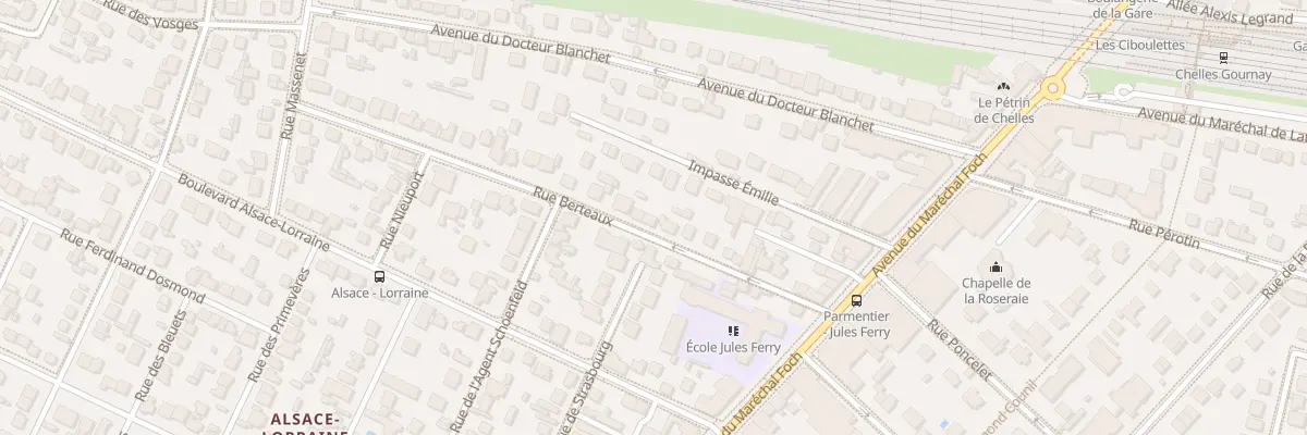 Plan du 18 Rue Berteaux à Chelles
