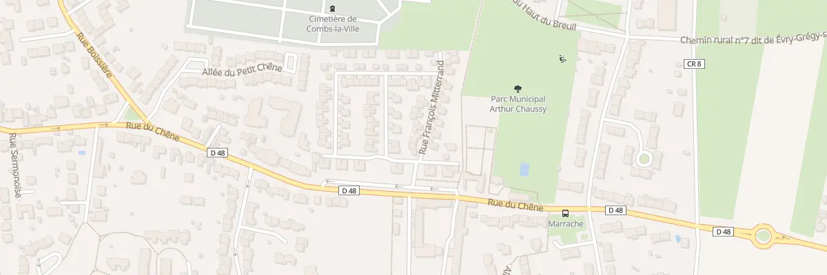 Plan du 4 Rue Francois Mitterrand à Combs-la-Ville