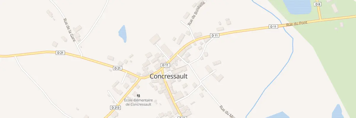 Plan du 4 Rue du Pont à Concressault
